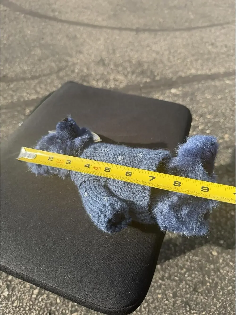Ty Attic Treasures Collection Orion Blue Bear‎ Plush With Sweater
